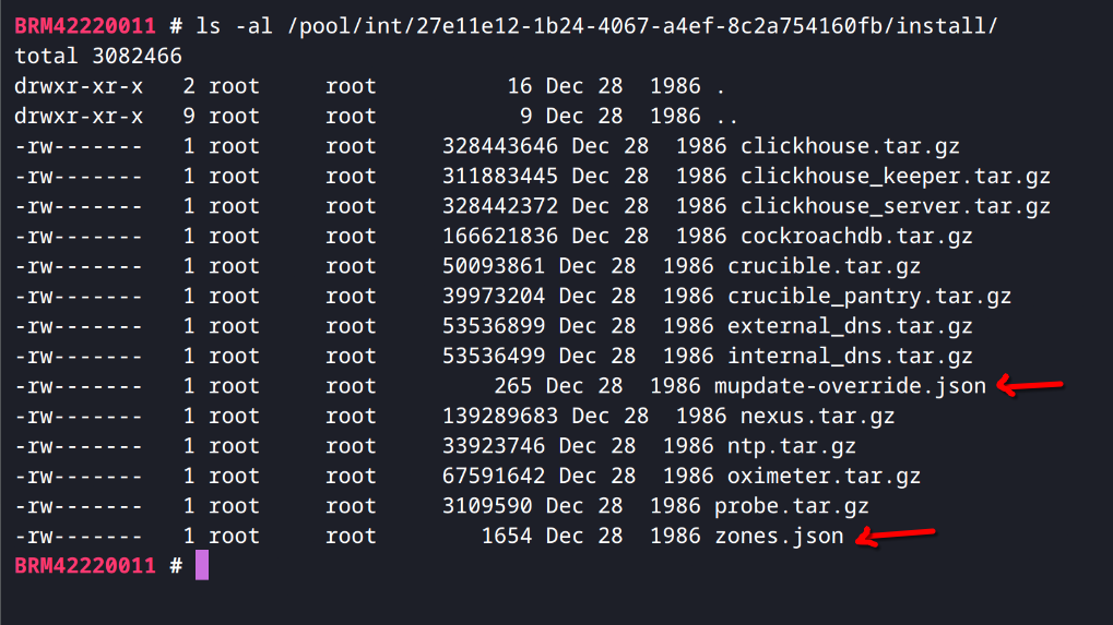 install dataset after mupdate